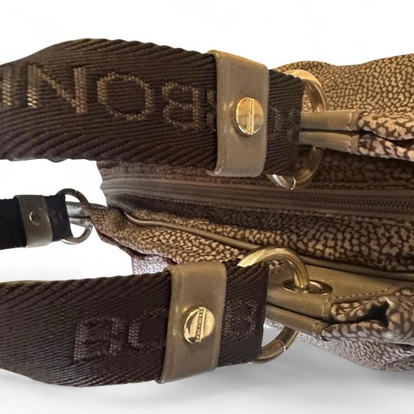 Bourbonese Pebble Nylon Top Handle Tote - Picture 7 of 7